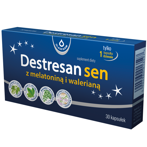 Destresan sen z melatoniną i walerianą