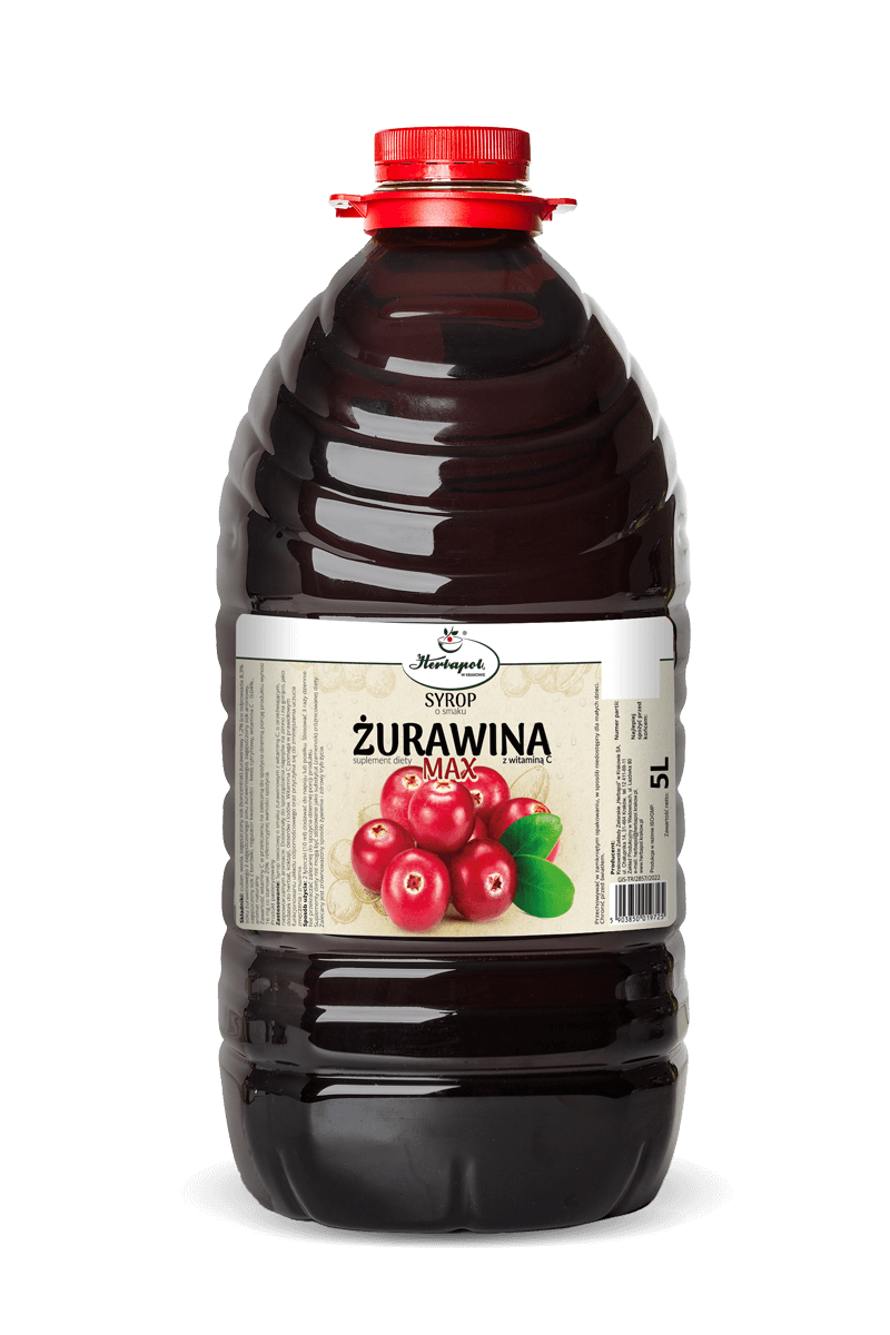 SYROP ŻURAWINA Z WITAMINĄ C