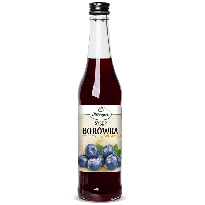 SYROP BORÓWKA Z WITAMINĄ C