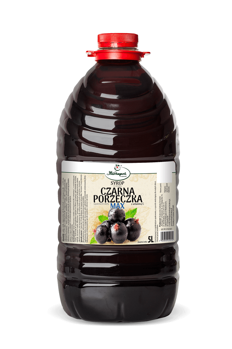 SYROP CZARNA PORZECZKA Z WITAMINĄ C