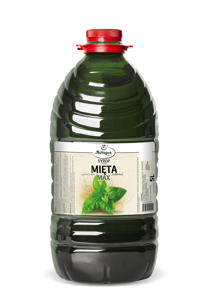 SYROP MIĘTA Z WITAMINĄ C