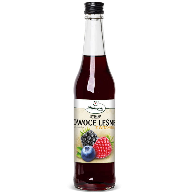 SYROP OWOCE LEŚNE Z WITAMINĄ C