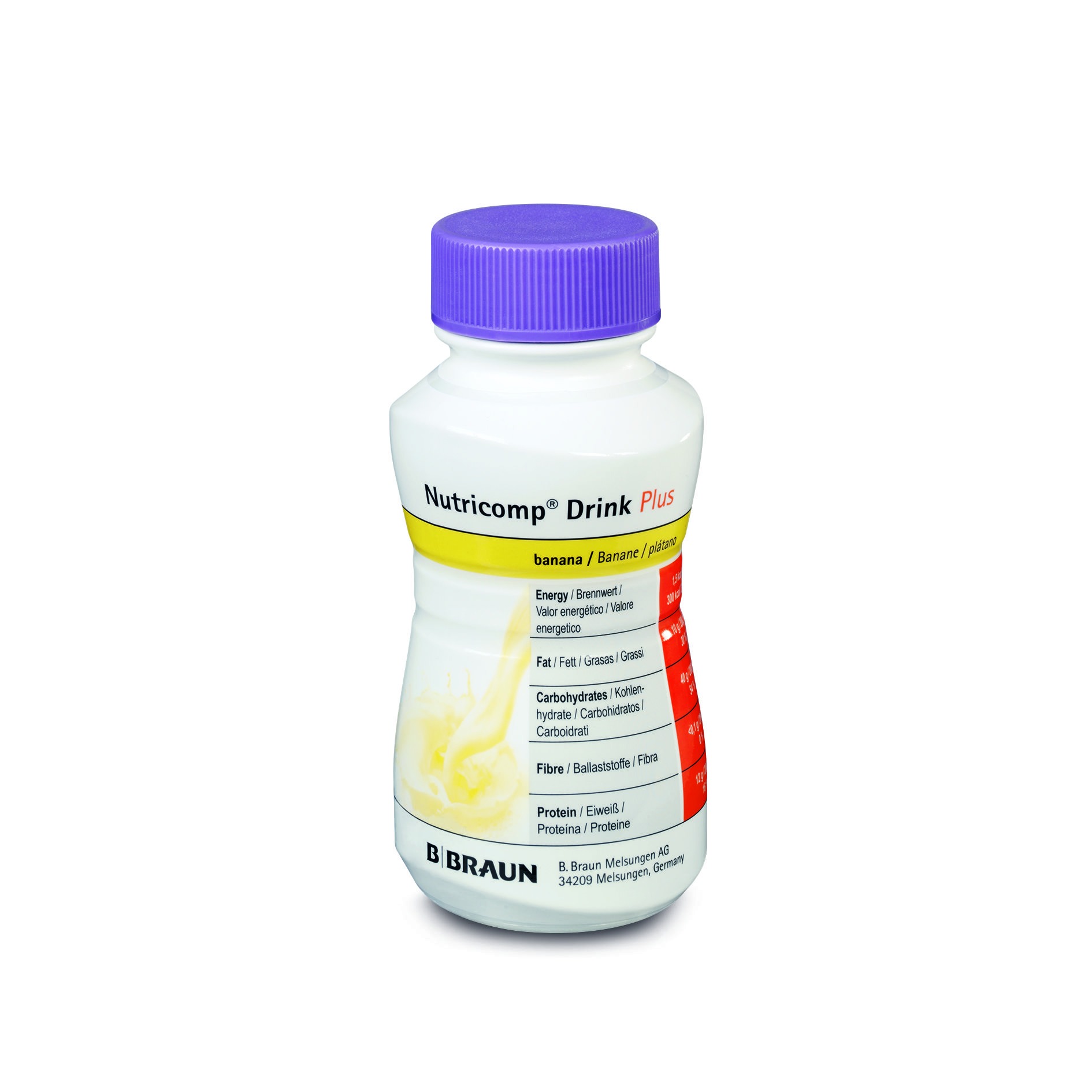 Nutricomp Drink Plus o smaku bananowym