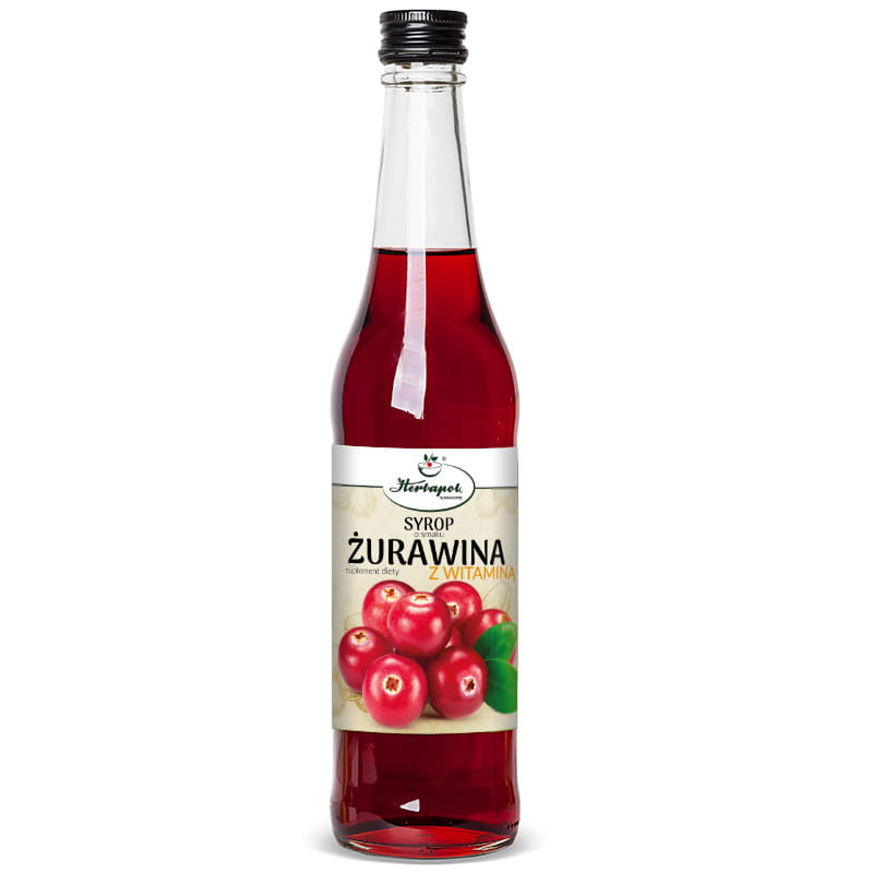 SYROP ŻURAWINA Z WITAMINĄ C