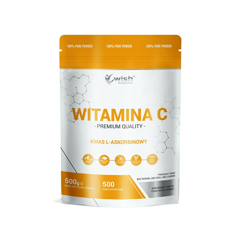 Witamina C Kwas L-Askorbinowy 100% PURE POWDER