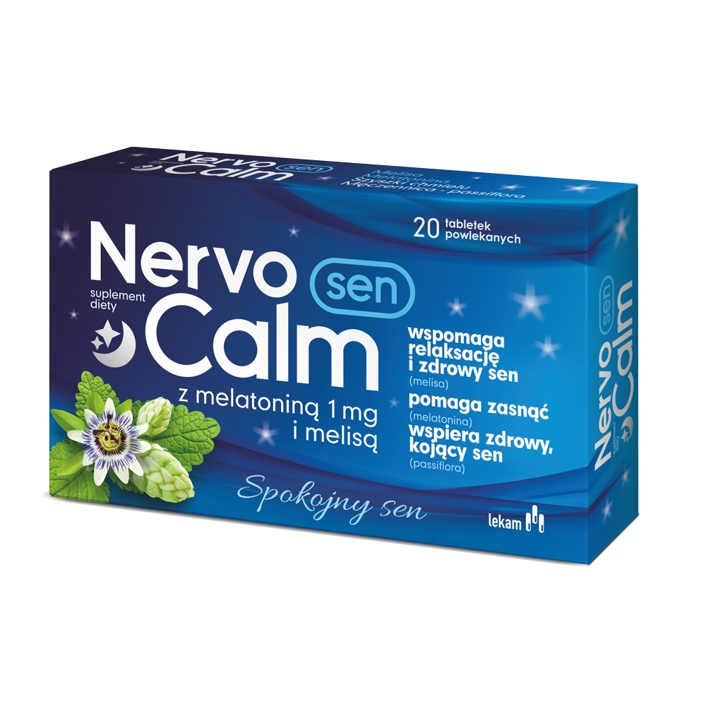 NervoCalm sen z melatoniną i melisą