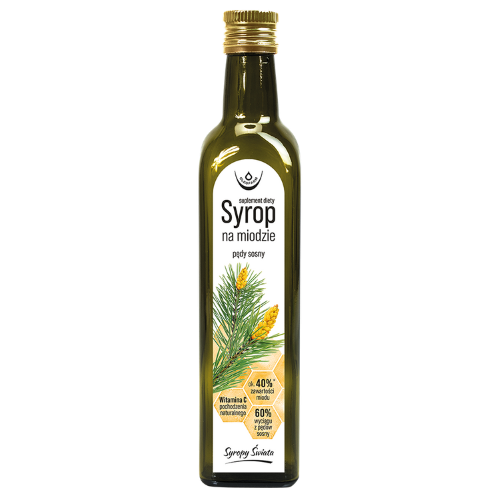Syrop na miodzie pędy sosny