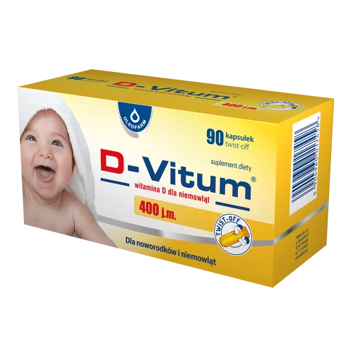 D-Vitum witamina D dla niemowląt 400 j.m.