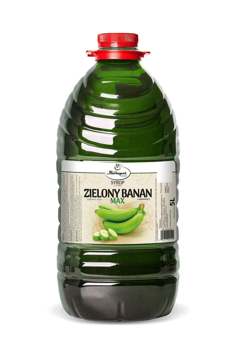 SYROP ZIELONY BANAN MAX Z WITAMINĄ C