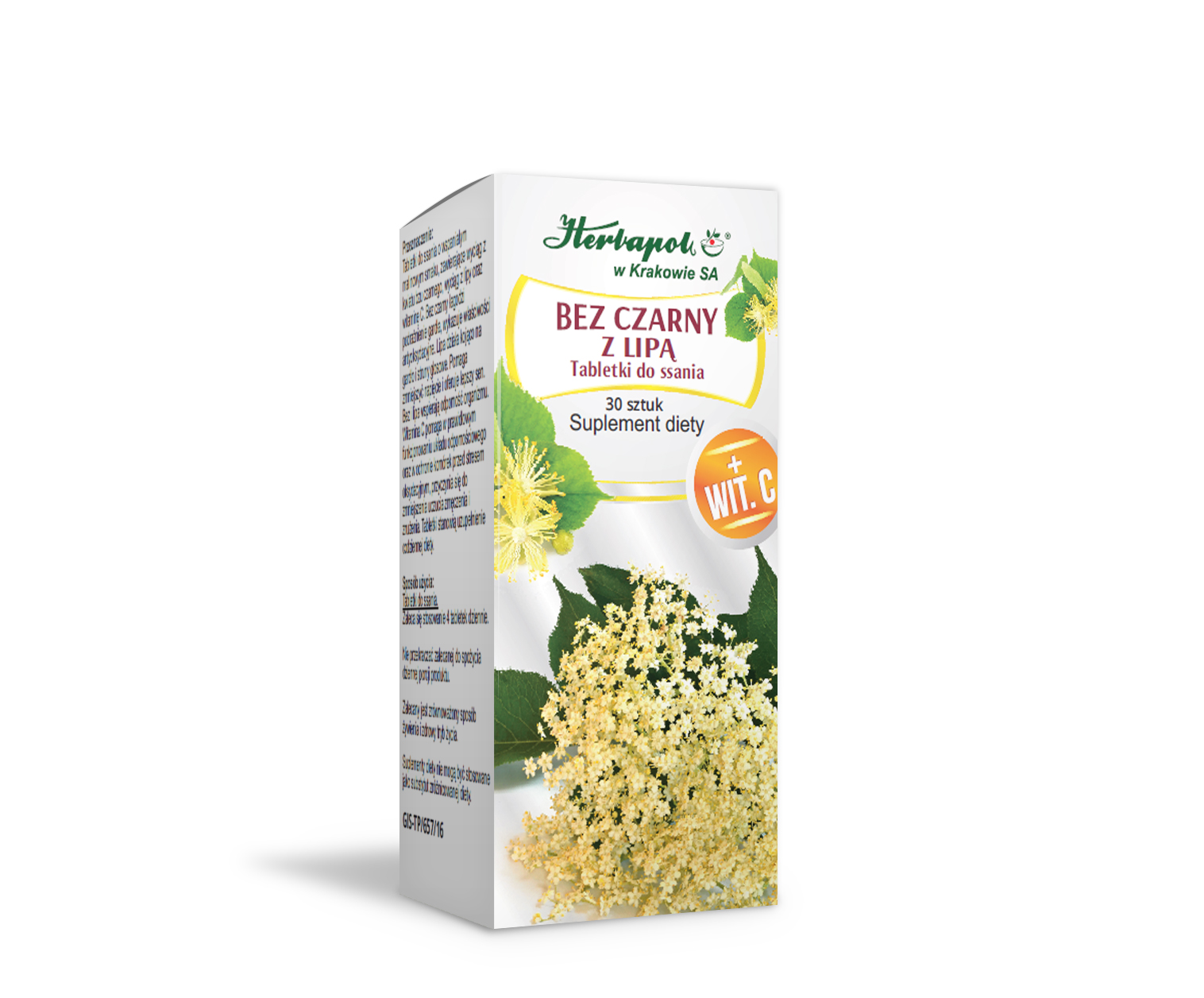 BEZ CZARNY Z LIPĄ tabletki do ssania