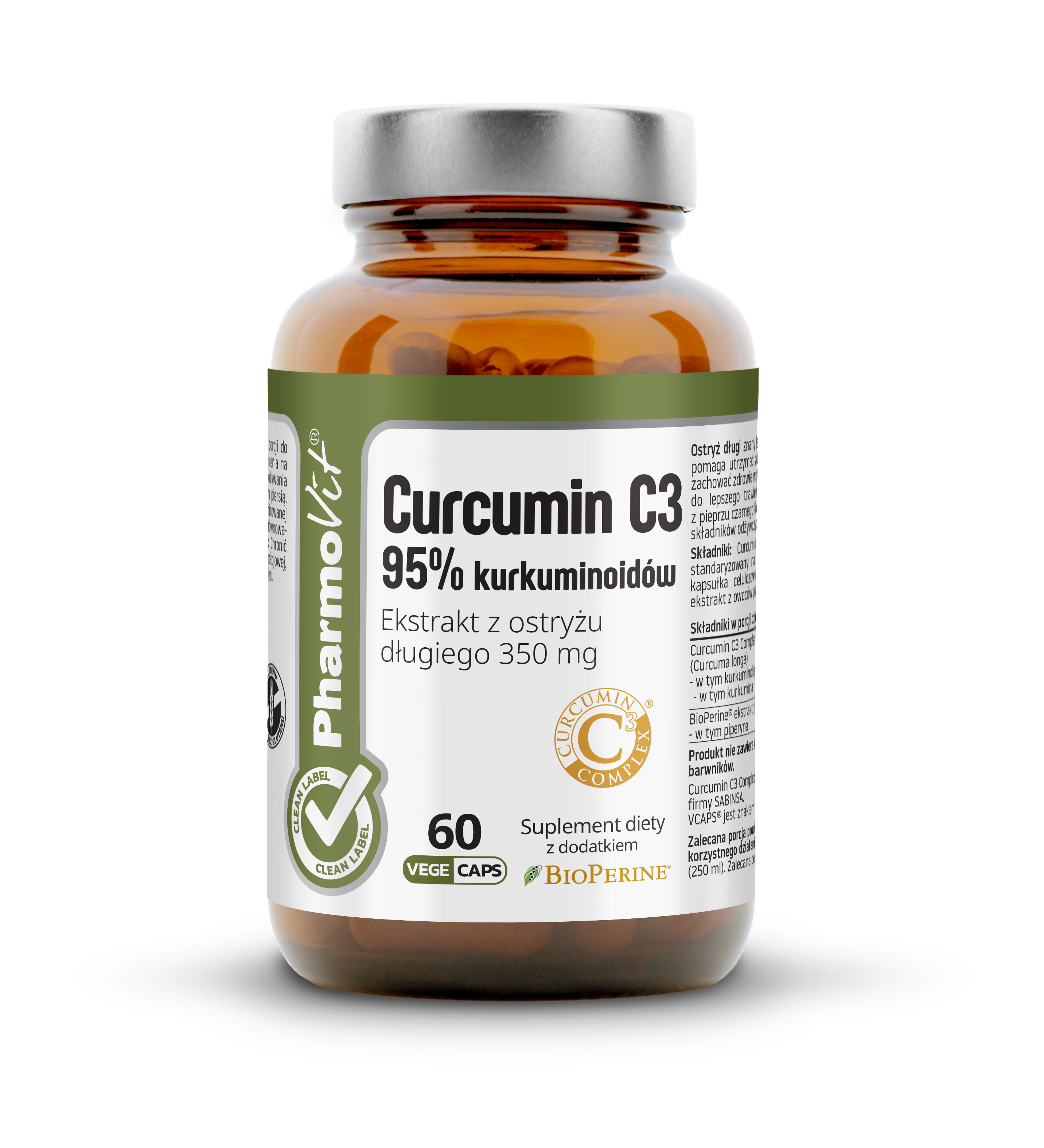 Curcumin C3 95% kurkuminoidów