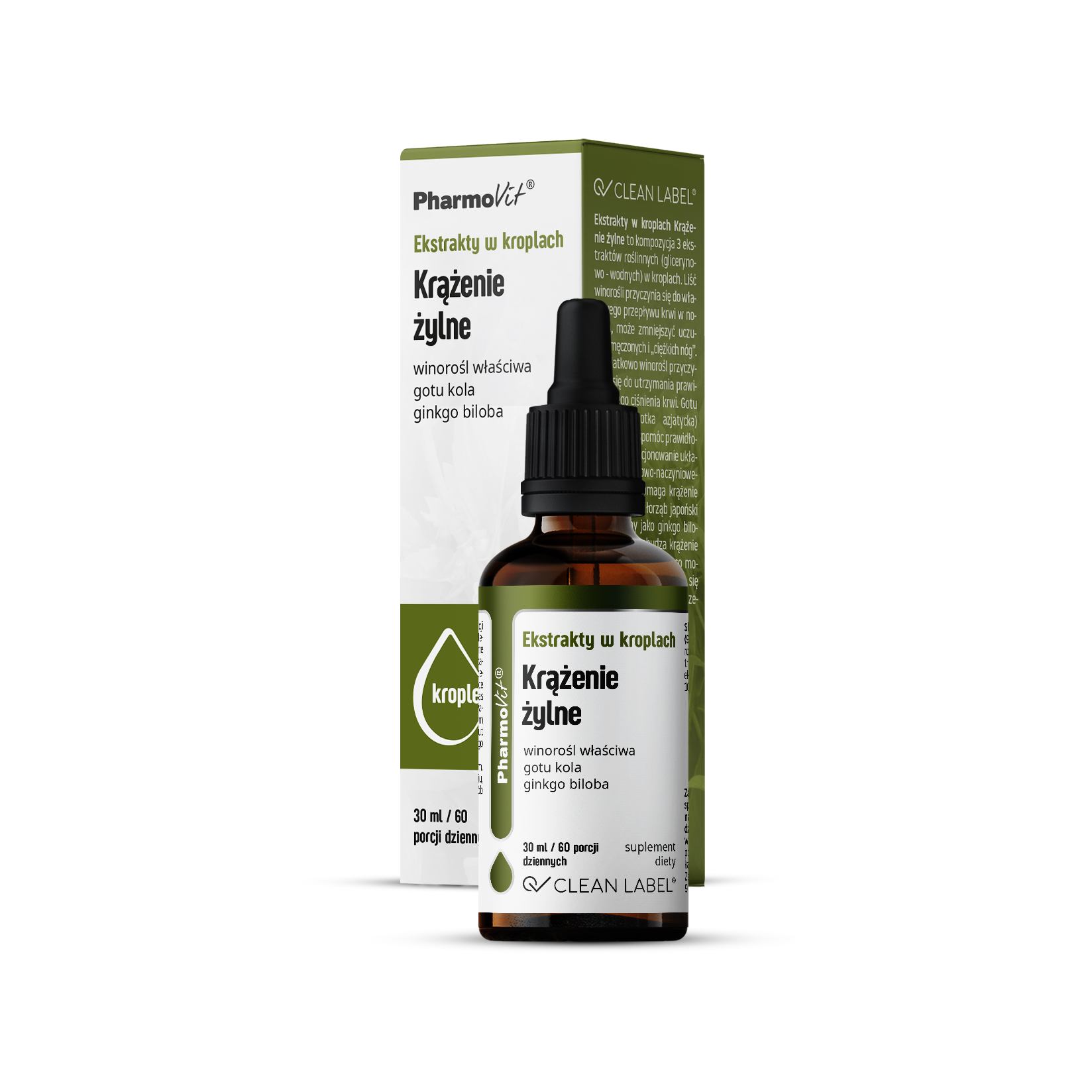 Ekstrakty w kroplach Krążenie żylne