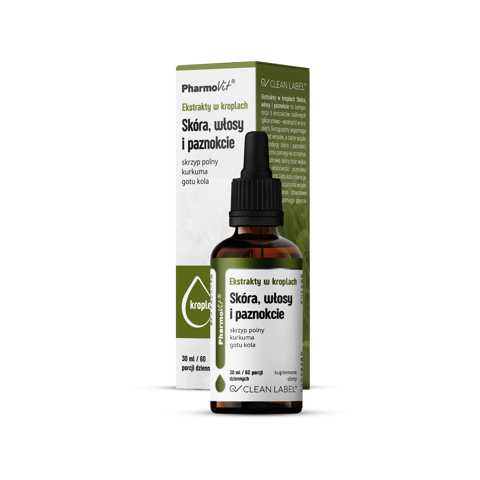 Ekstrakty w kroplach Skóra, włosy i paznokcie