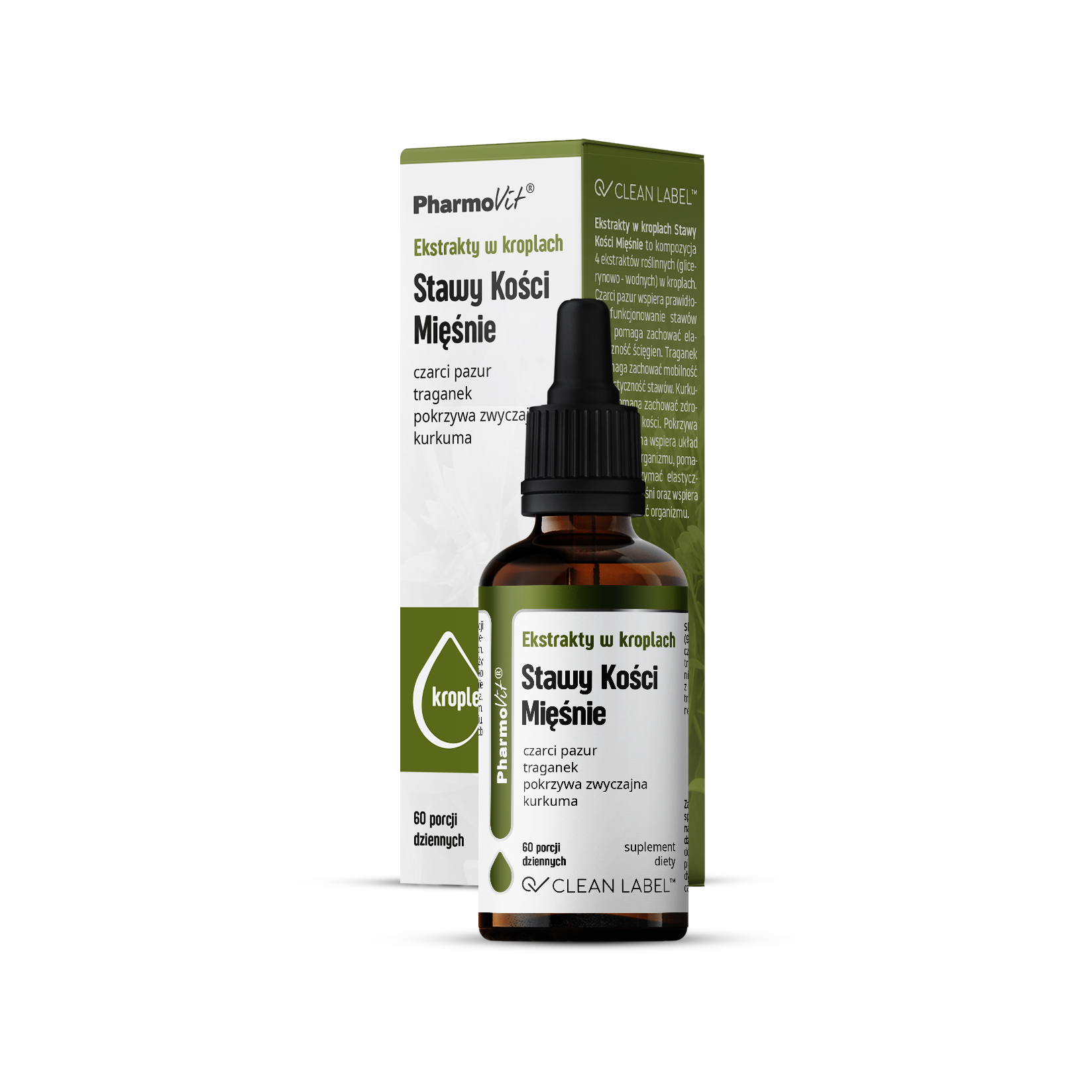 Ekstrakty w kroplach Stawy Kości Mięśnie