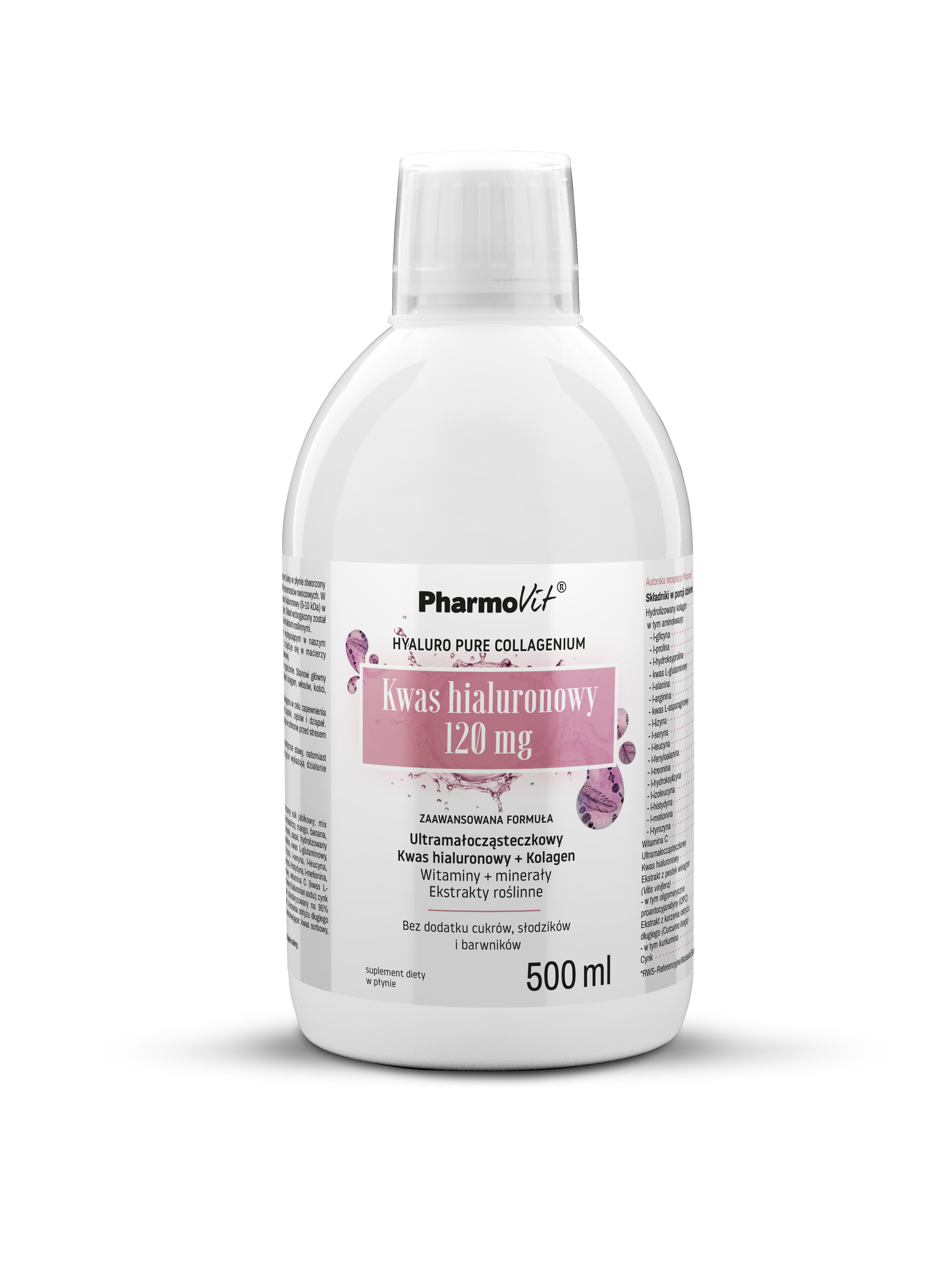 Kwas hialuronowy 120 mg Zaawansowana formuła