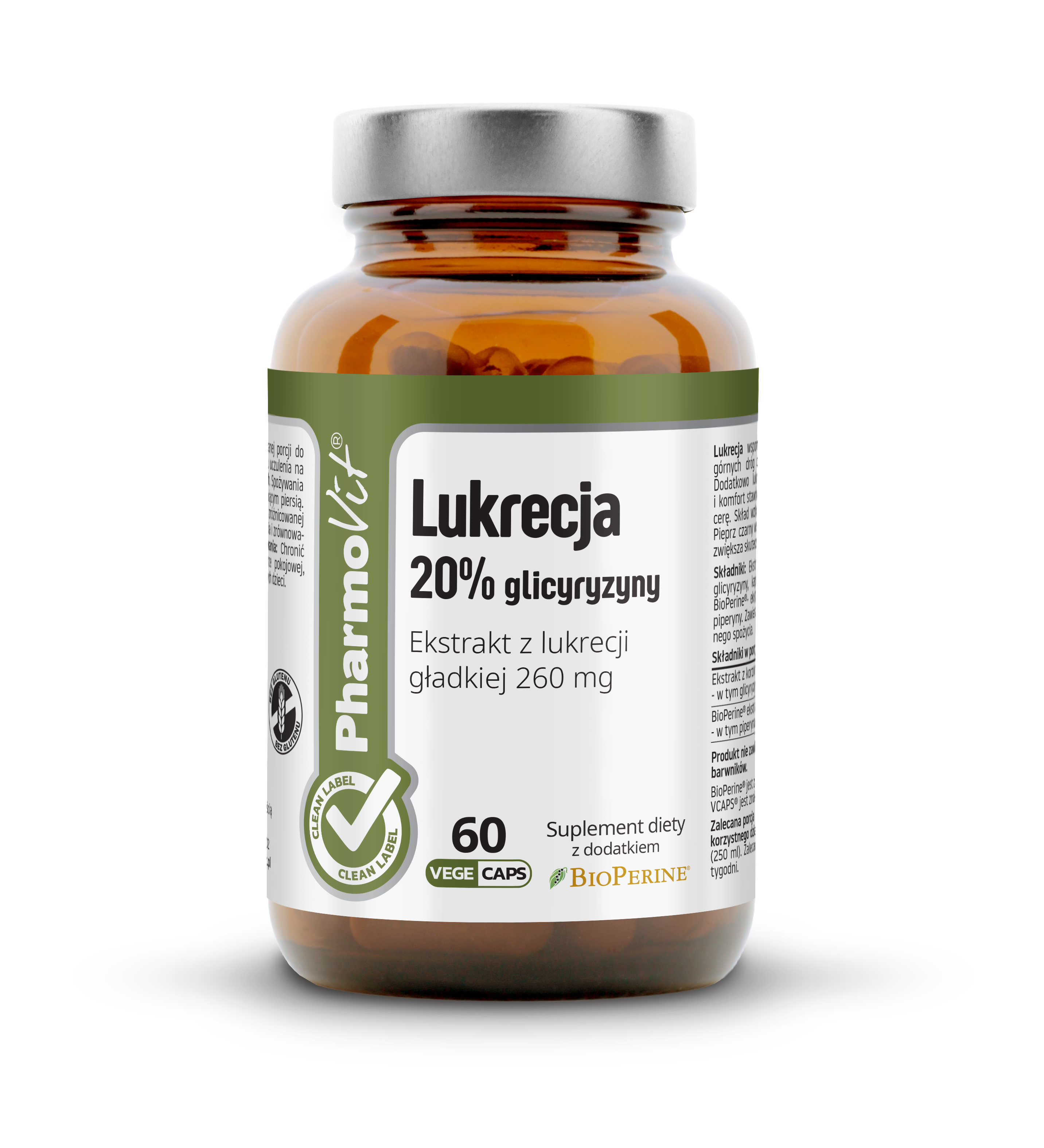 Lukrecja 20% glicyryzyny Pharmovit