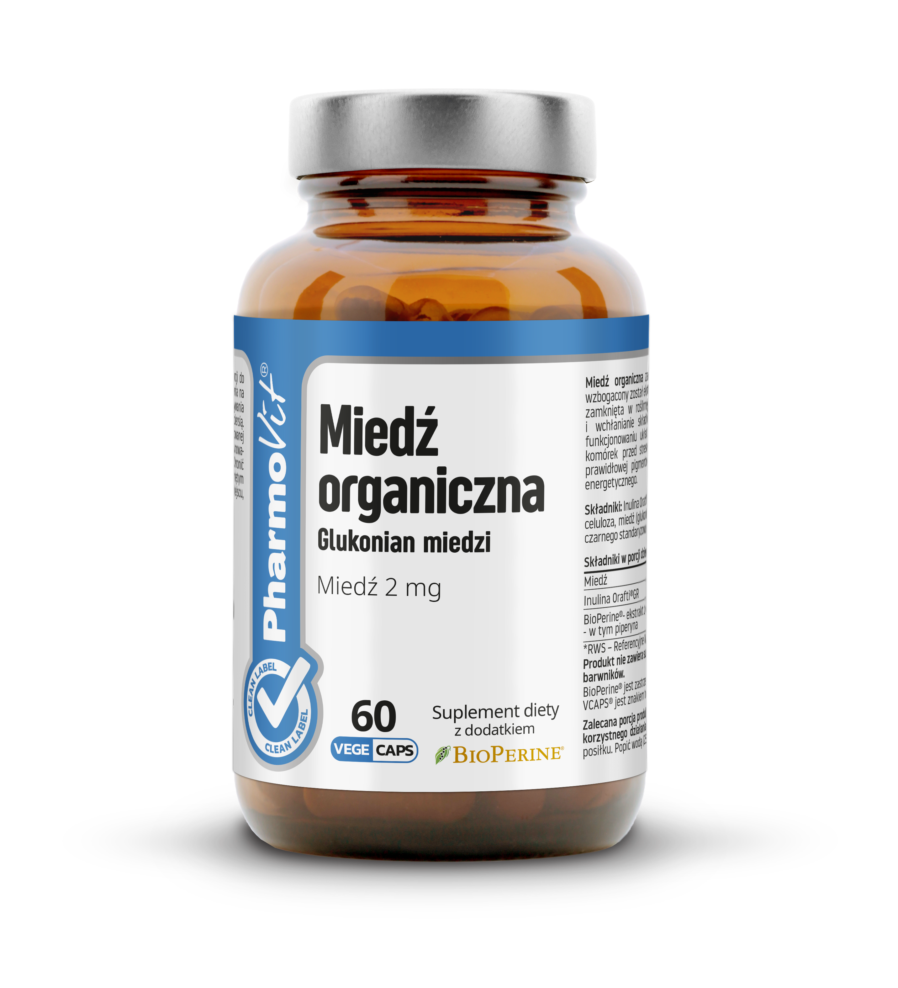 Miedź organiczna 2 mg Pharmovit