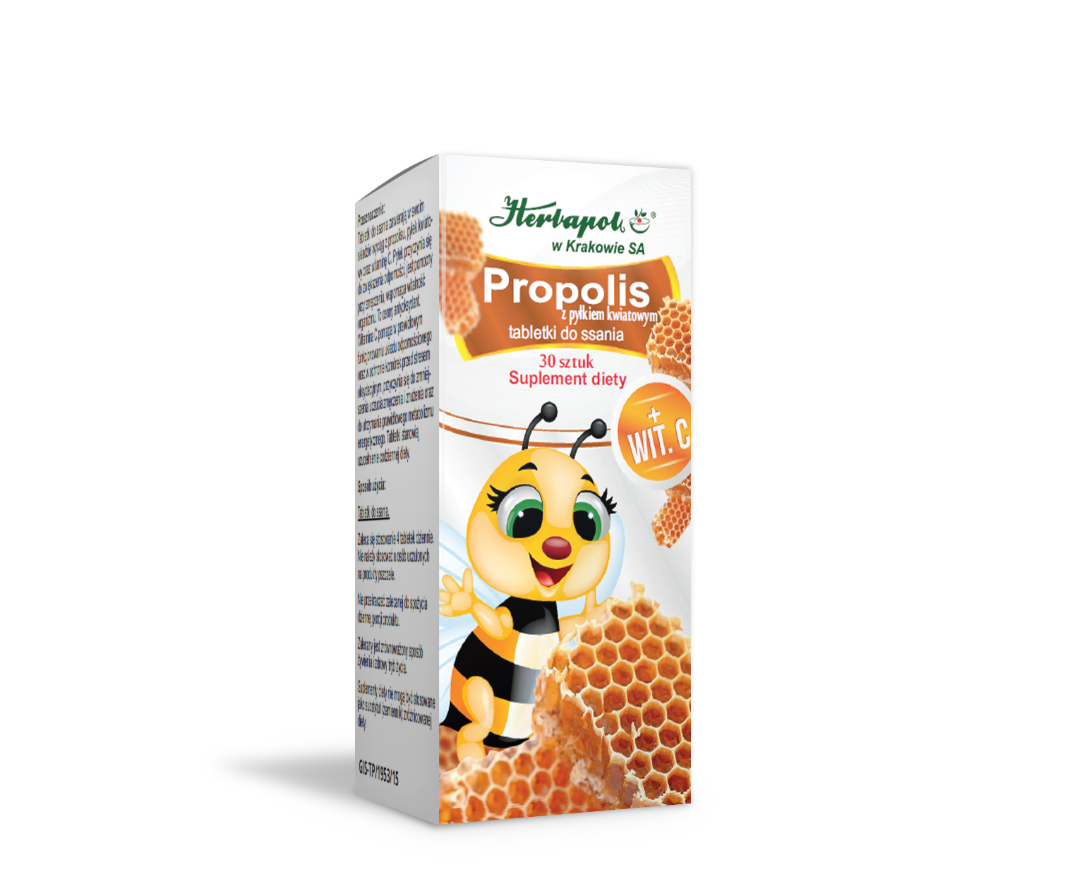 PROPOLIS Z PYŁKIEM KWIATOWYM tabletki do ssania