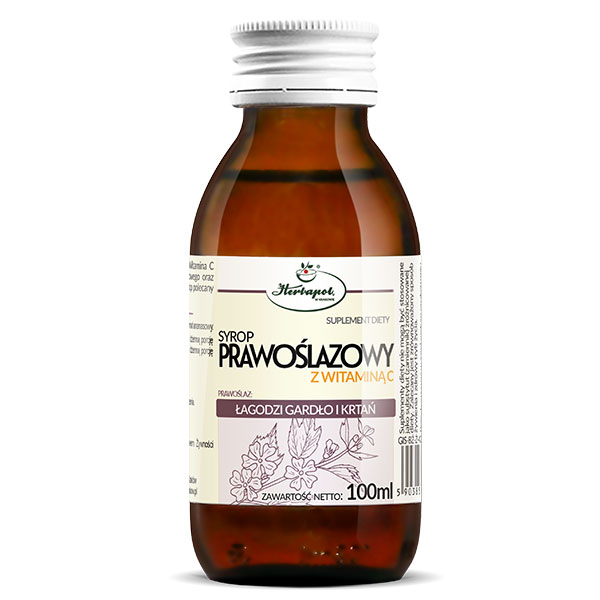 SYROP PRAWOŚLAZOWY Z WITAMINĄ C